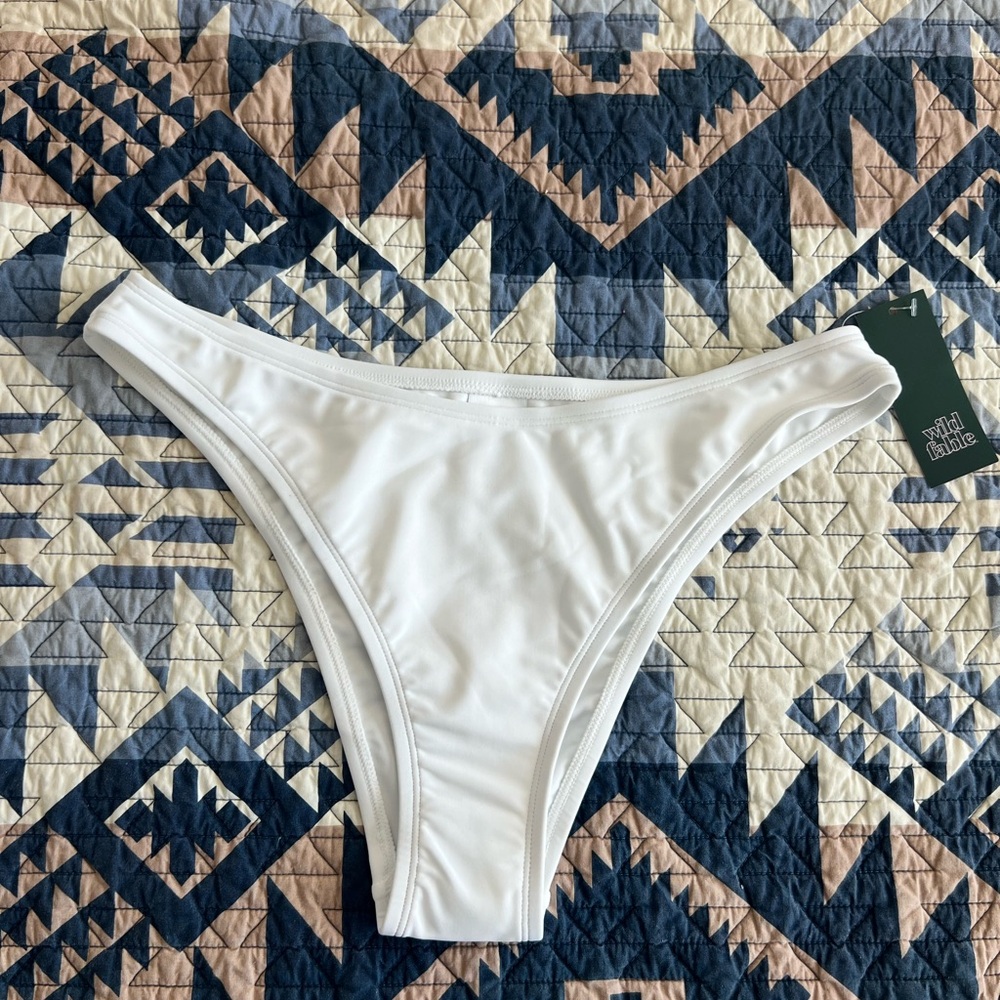 Wild Fable White Bikini Bottom